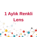 1 Aylık Renkli Lens