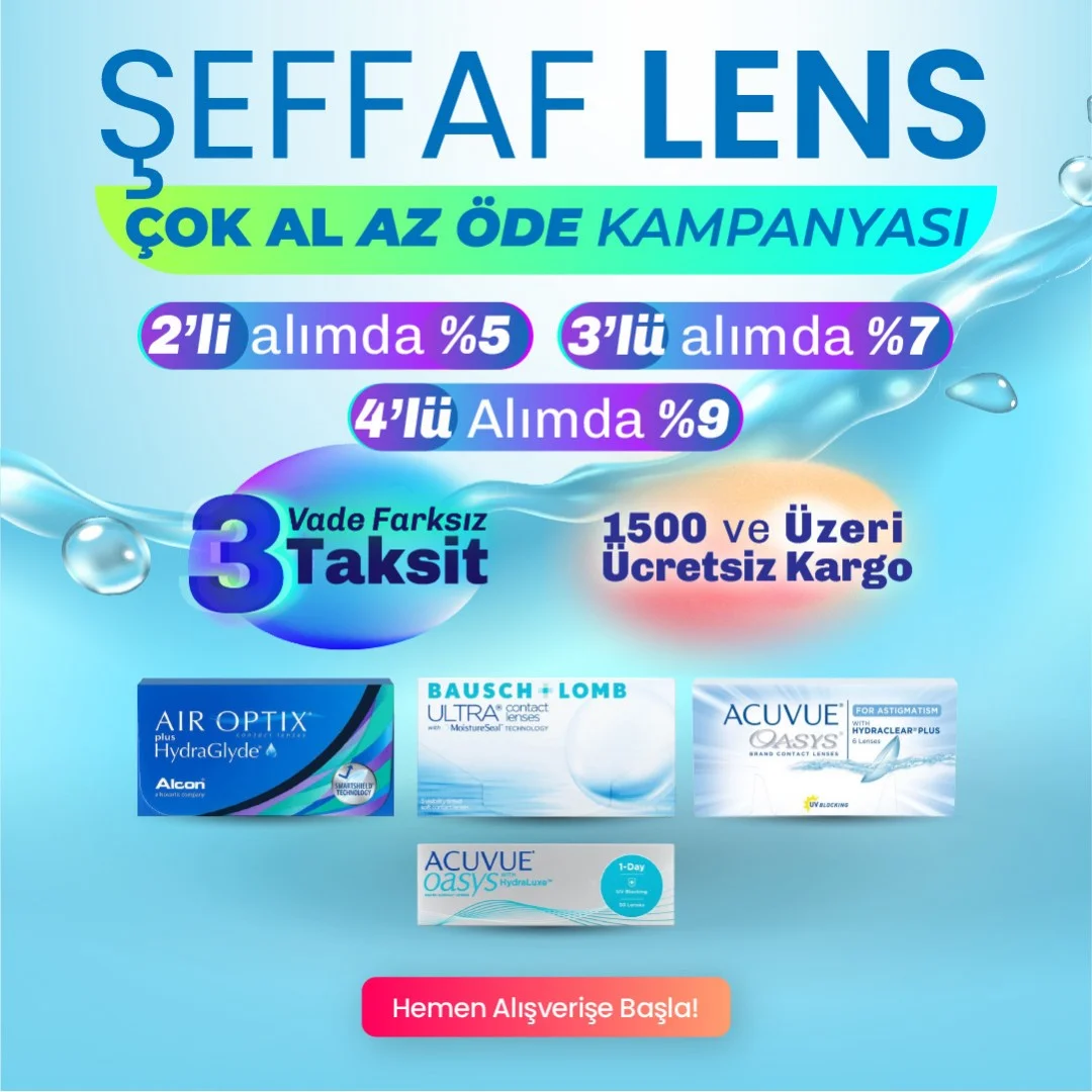ŞEFFAF LENS ÇOK AL AZ ÖDE!