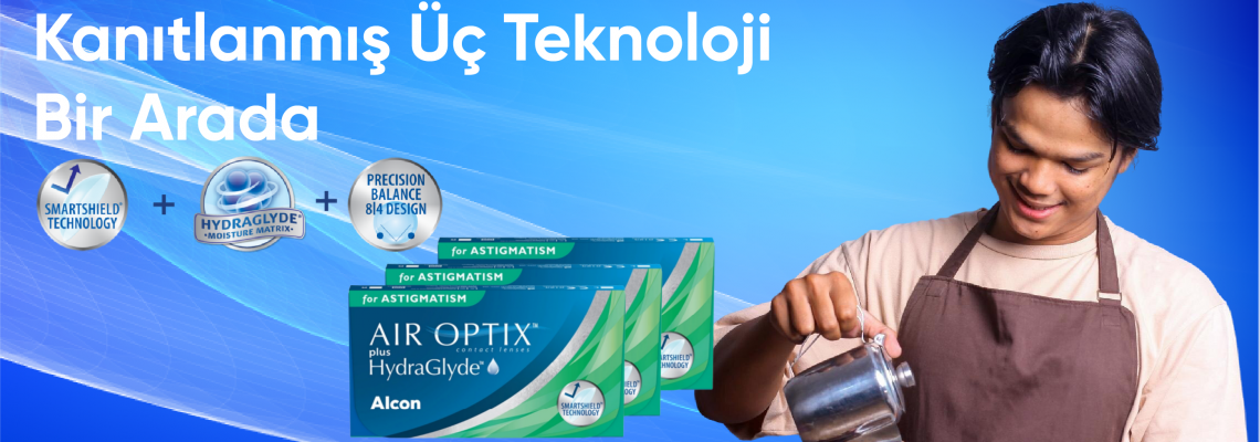Air Optix Plus HydraGlyde Toric