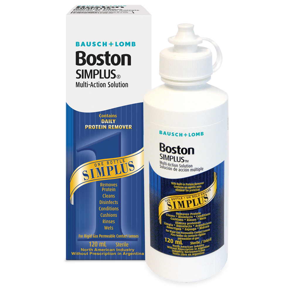 Boston SimPlus 120 ml Sert Lens Solüsyonu Boston SimPlus 120 ml Sert Lens Solüsyonu