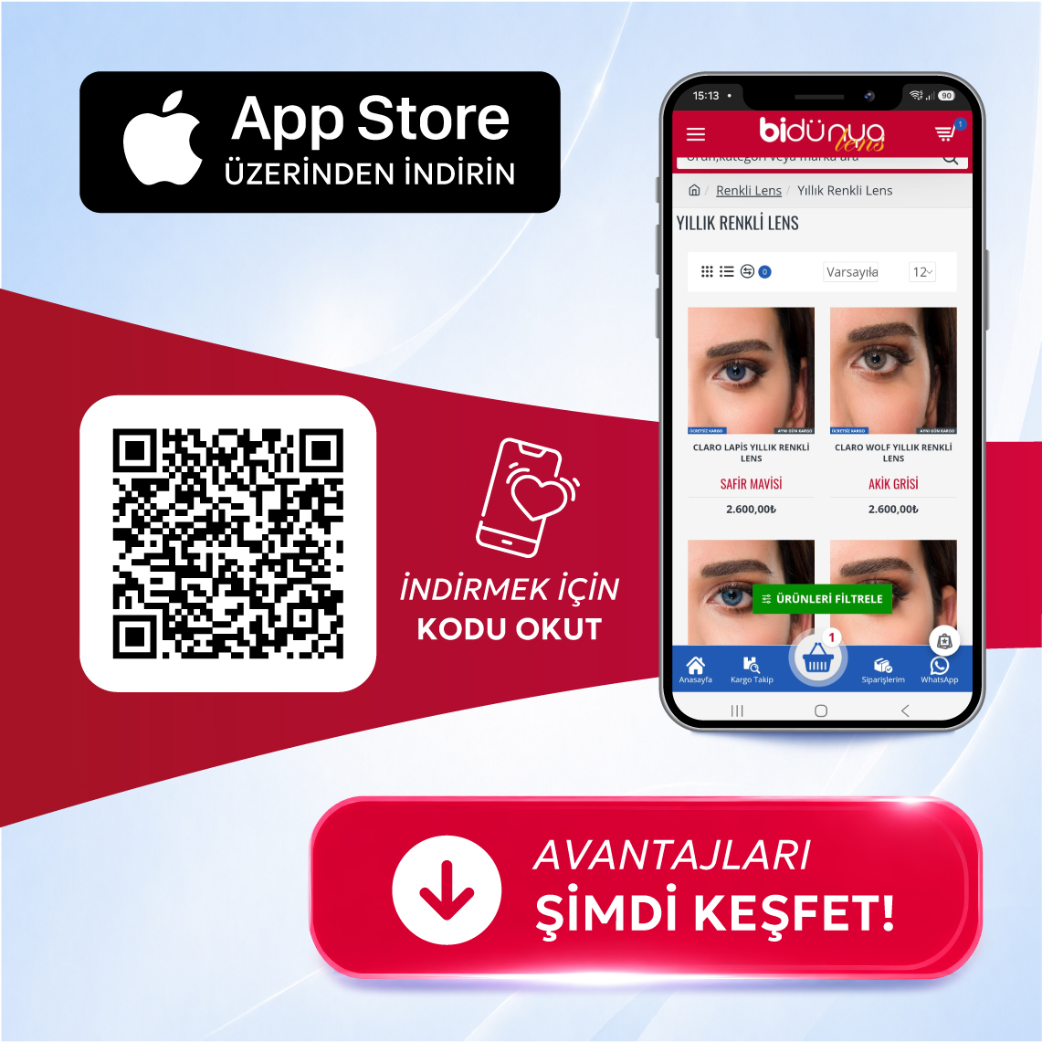 BiDünyaLens App Store üzerinden indirin