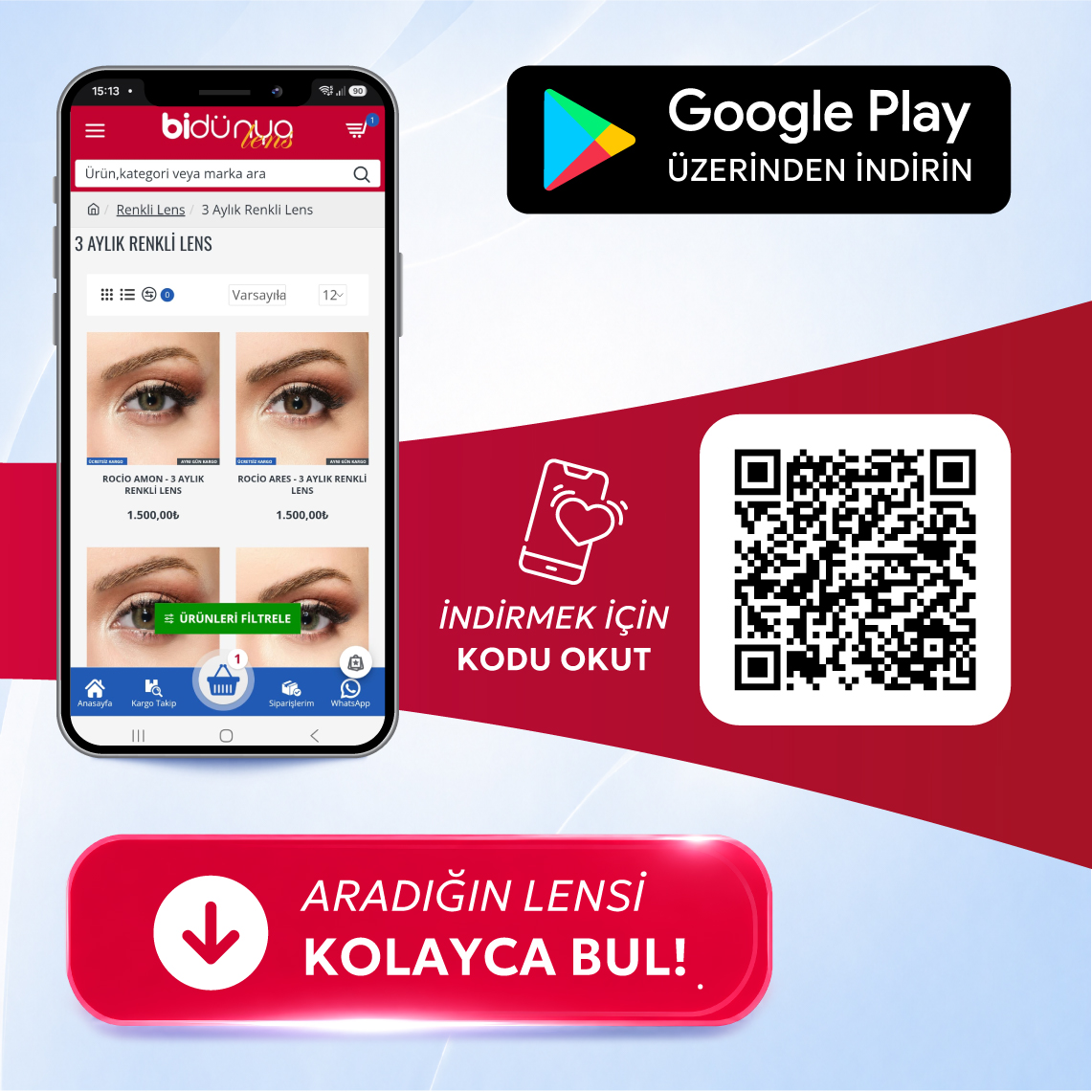 BiDünyaLens Google Play üzerinden indirin